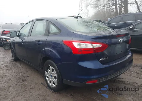 2012 Ford Focus Se из США, поврежденный, VIN 1FAHP3F21CL148367